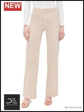 L'AGENCE Women's Clayton High Rise Wide Leg Jeans